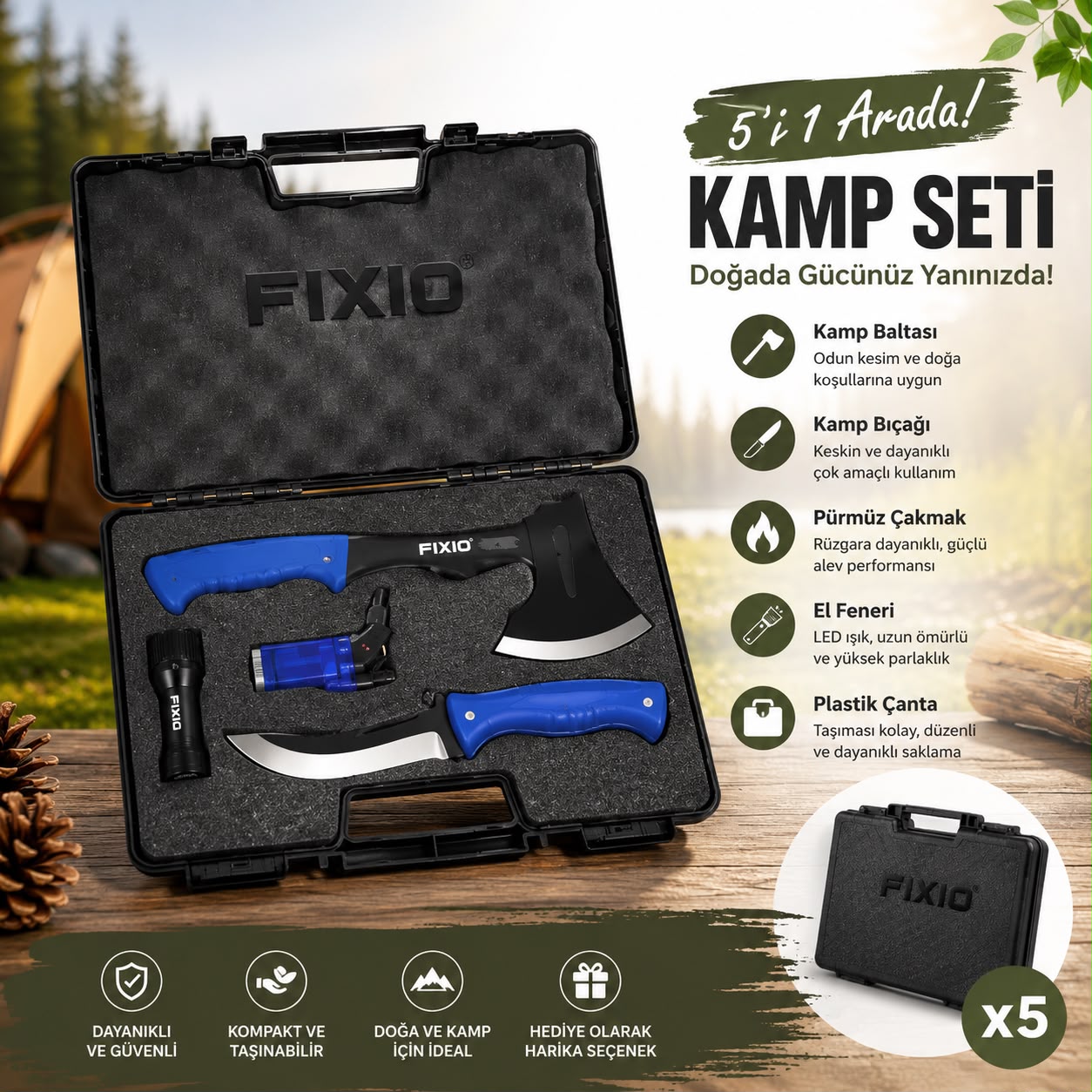 5 li Kamp Seti