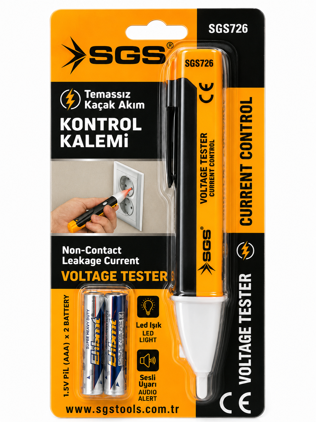 Temassız Kaçak Akım Kontrol Kalemi